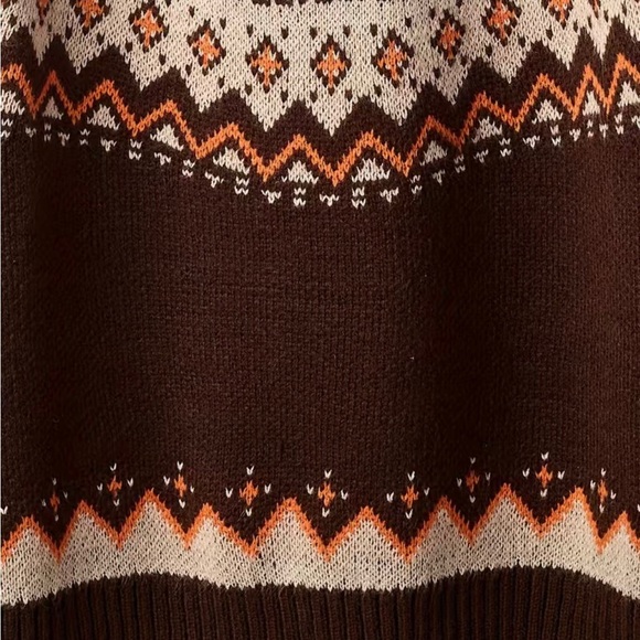 NEW The Cozy Pumpkin Chevron Sweater - Picture 4 of 6